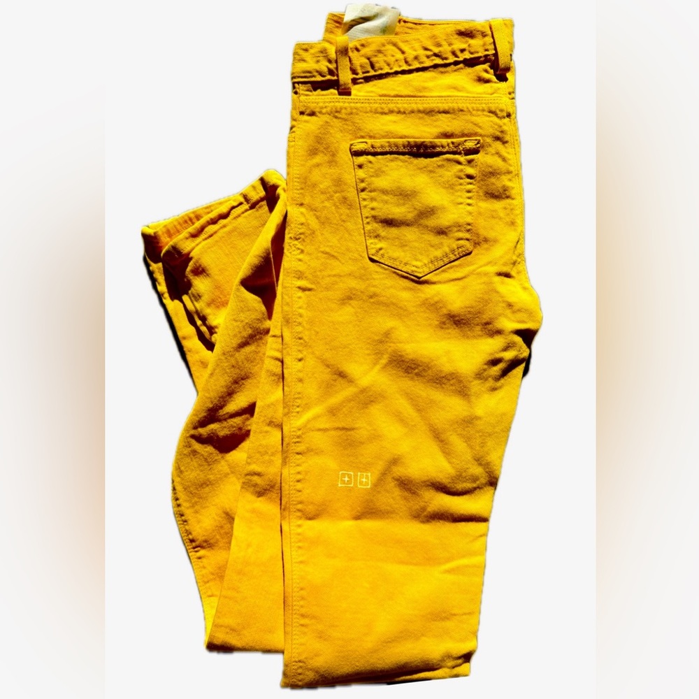 💛 KSUBI ZIP GOLD JEANS NWT 27